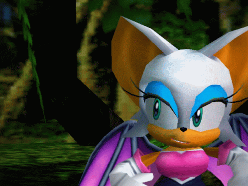 Rouge The Bat Wink GIF - Rouge The Bat Wink Leave It To Me GIFs