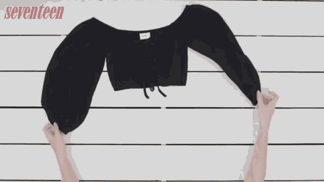 Crop Top Outfit Of The Day GIF - Crop Top Outfit Of The Day Navy Pants GIFs