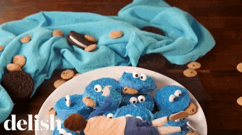 Cookie Monster Delish GIF - Cookie Monster Delish GIFs