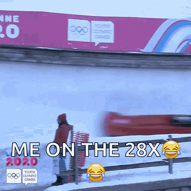 a sign that says me on the 28x 2020