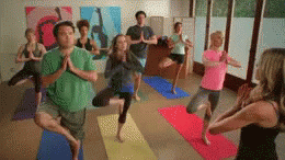 Yoga Lesson Fail GIF - Yoga Fail Lesson GIFs