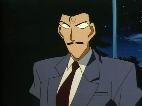 Detective Conan Kogoro Mouri GIF - Detective Conan Kogoro Mouri Richard Moore GIFs