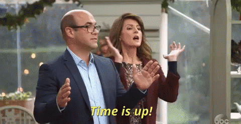It'S Done GIF - Time Is Up Time Over Stop GIFs