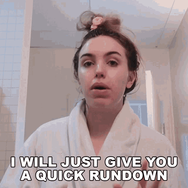 I Will Just Give You A Quick Rundown Stella Rae GIF - I Will Just Give You A Quick Rundown Stella Rae I Just Share You Some Tips GIFs