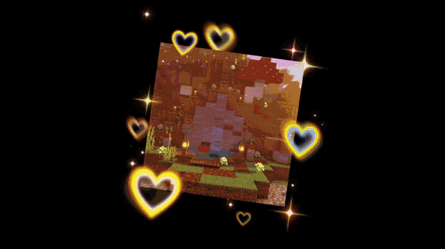 a screenshot of a minecraft world at night with trees and stairs