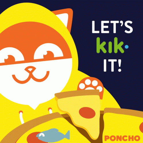 Kik Pizza Maker GIF - Kik Pizza Maker Poncho GIFs