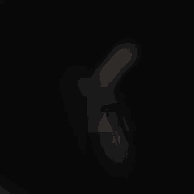 a drawing of a man with a hat is behind a shadow of a person