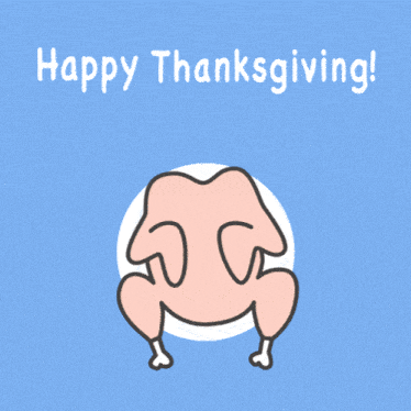 a drawing of a turkey with the words happy thanksgiving written below it