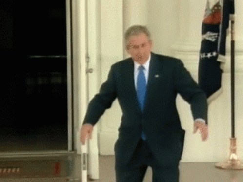 George W Bush Dance GIF