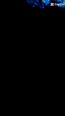a screen shot of a blue glowing object that says capcut