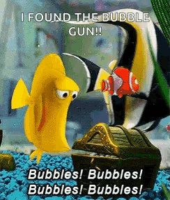 Bubbles Finding Nemo GIF - Bubbles Finding Nemo Excited GIFs