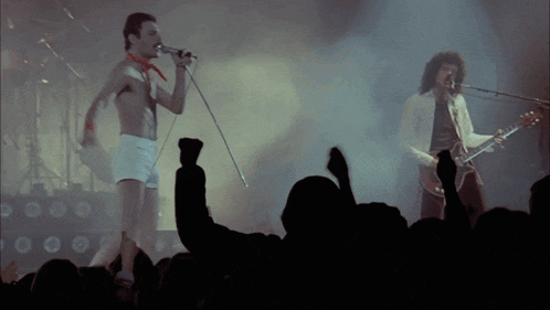 We Are The Champions Queen GIF - We Are The Champions Queen Freddie Mercury GIFs