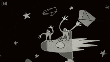 a black and white drawing with the letters ast on the bottom right corner