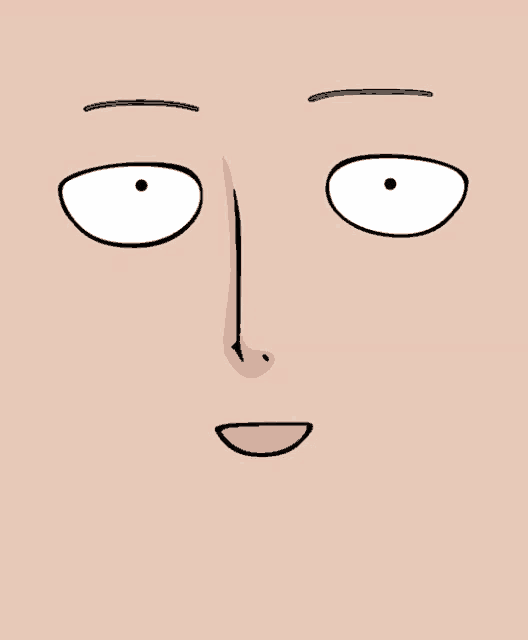 a cartoon drawing of a man 's face with big eyes