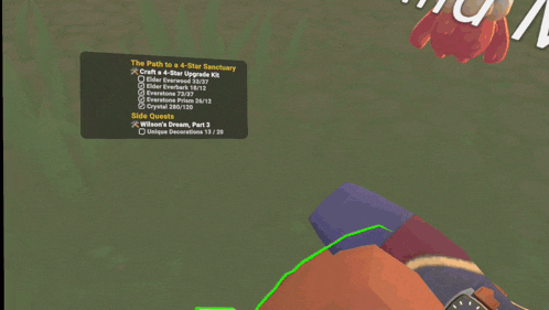 a screenshot of a game that says the path to a 4 star sanctuary