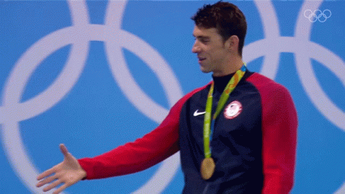 Hand Shake Michael Phelps GIF - Hand Shake Michael Phelps Kosuke Hagino GIFs