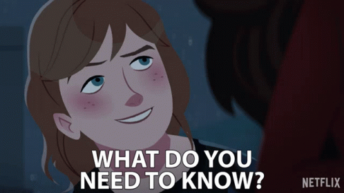 What Do You Need To Know Ivy GIF - What Do You Need To Know Ivy Abby Trott GIFs