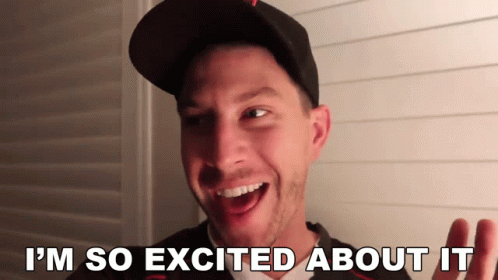 Im So Excited About It Tj Hunt GIF - Im So Excited About It Tj Hunt I Cant Wait GIFs