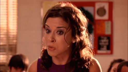 We Should Totally Just Stab Caeser!!! - Lacey Chabert In Mean Girls GIF - Meangirls Funny Quote GIFs