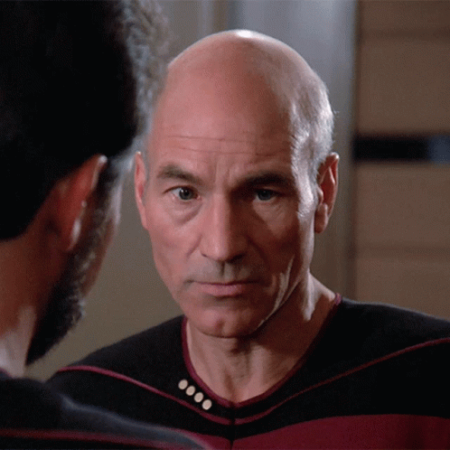 Nodding Jean Luc Picard GIF - Nodding Jean Luc Picard Star Trek GIFs