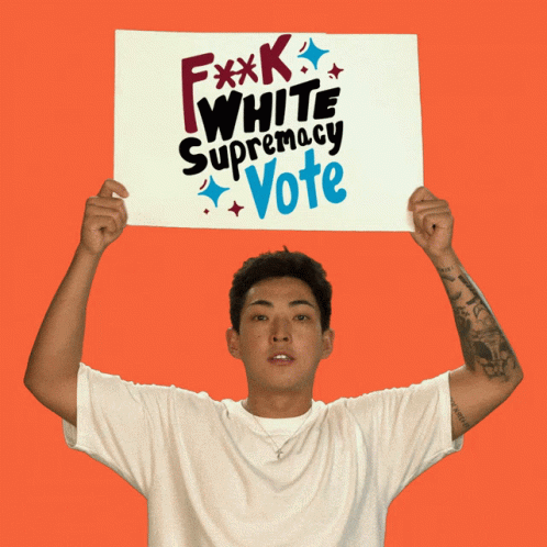 Fuck White Supremacy Vote GIF - Fuck White Supremacy Vote F White Supremacy GIFs