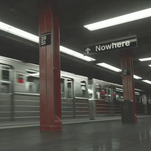 To Nowhere GIF - Subway Subwaystation Nowhere GIFs