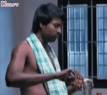 Getting Ready To Drink Alcohol.Gif GIF - Getting Ready To Drink Alcohol Mathu Mathu Kutipathu GIFs
