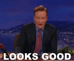 Conan O Brien Looks Good GIF - Conan O Brien Looks Good Fine GIFs