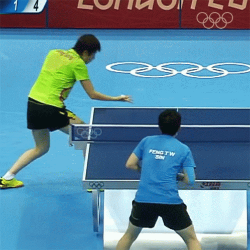 Serving Ding Ning GIF - Serving Ding Ning Olympics GIFs