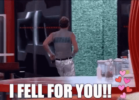 Bb Valentines I Fell For You GIF - Bb Valentines I Fell For You Corny Valentines GIFs