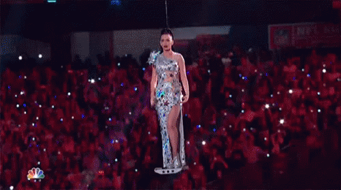 Accepting Compliments Like GIF - Katy Perry Concert Open Arms GIFs