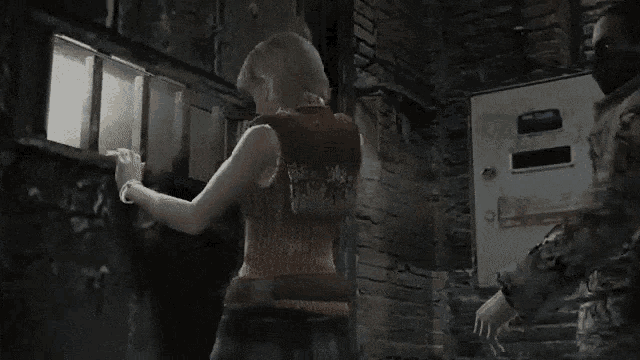 Ganado Resident Evil4 GIF - Ganado Resident Evil4 Ashley Graham GIFs