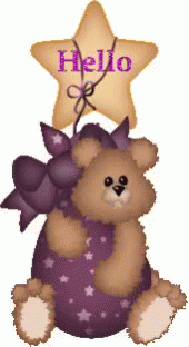 Teddy Bear Hello GIF - Teddy Bear Hello Star GIFs