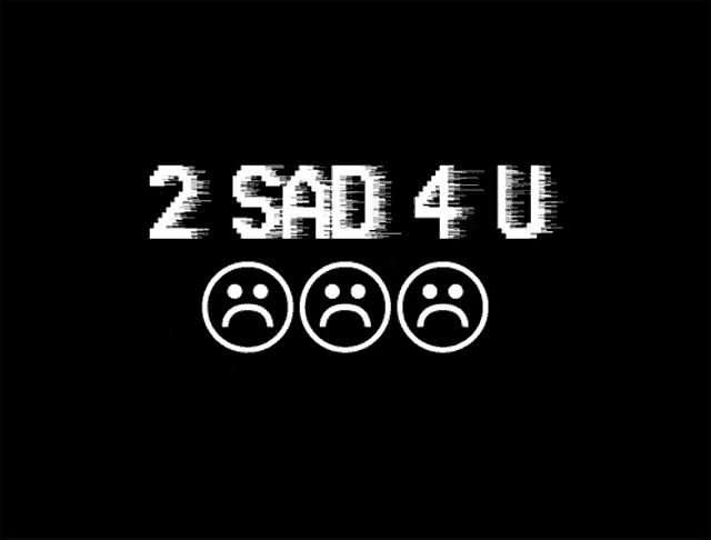 a black background with a few white letters and the number 4