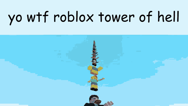 Roblox Tower GIF - Roblox Tower Of Hell GIFs