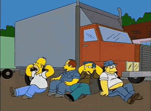 Lazy Teamsters Simpsons2 I Always Wanted To Be A Teamster2 GIF - Lazy Teamsters Simpsons2 I Always Wanted To Be A Teamster2 Surly Teamsters Simpsons2 GIFs