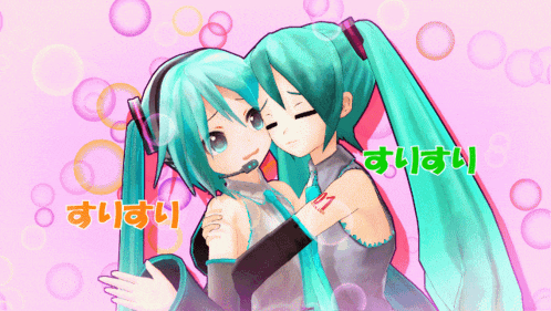 a couple of anime girls with the number 1 on their chests