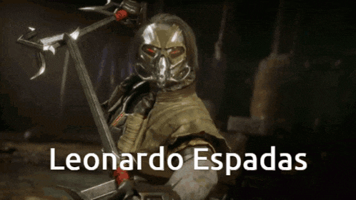 leonardo espadas is the name of the video game character