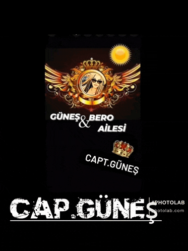 a picture of a woman with wings and the words cap.gunes on the bottom
