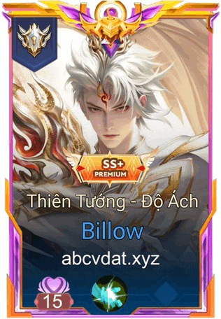 a card that says ss + premium with a picture of a man with white hair