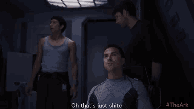 a man says oh that 's just shite in a room