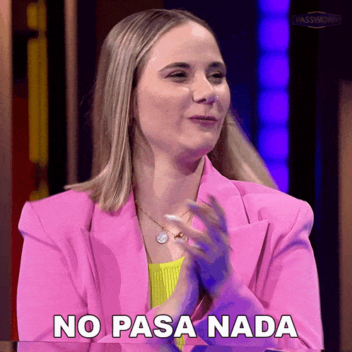 No Pasa Nada Lucía GIF - No Pasa Nada Lucía Password GIFs