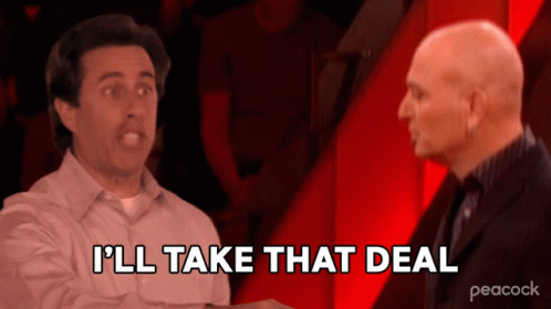 Ill Take That Deal Jerry Seinfeld GIF - Ill Take That Deal Jerry Seinfeld 30rock GIFs