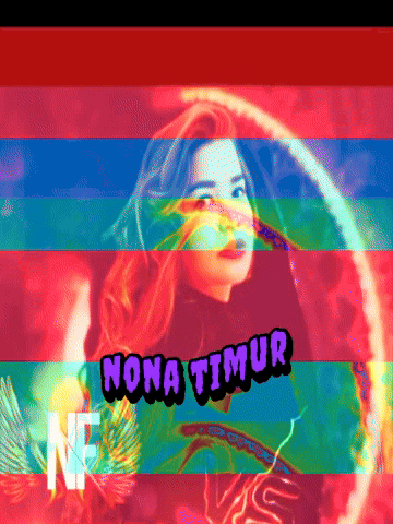 a picture of a woman with the name nona timur on the bottom