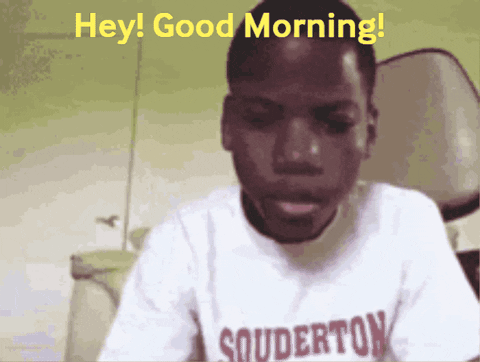 Good Morning You Scared Me Its Monday GIF - Good Morning You Scared Me Its Monday Rise And Shine GIFs