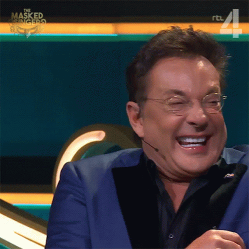 Laughing Gerard Joling GIF - Laughing Gerard Joling The Masked Singer GIFs