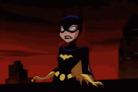 Batgirl Shocked GIF - Batgirl Shocked Surprised GIFs