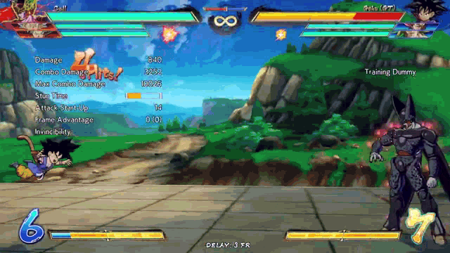 a screenshot of a video game with the number 6 on the bottom right
