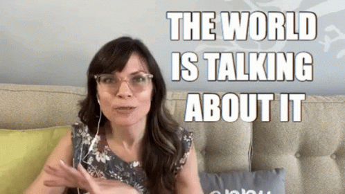 Your Happy Workplace Wendy Conrad GIF - Your Happy Workplace Wendy Conrad The World Is Talking About It GIFs