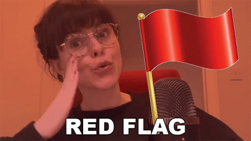 Red Flag Tara Mooknee GIF
